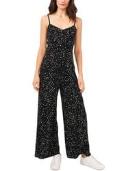 Riley & Rae - Knit Ditsy Floral Jumpsuit - Lyst