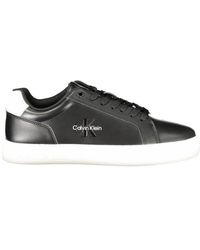 Calvin Klein - Leather Sneaker - Lyst