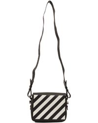 Shoulder bags Off-White - Black Diag Mini Flap bag - OWNA011R204230691001