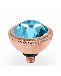 qudo - Fabero Aquamarine Round 11Mm Topper - Lyst