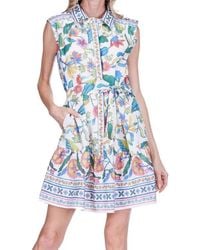 J joy - Front Placket Shirt Dress - Lyst