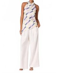 Astr - Bristol Draped Halter Top - Lyst