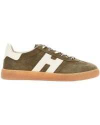 Hogan - Low-Top Sneakers With Suede Upper And Rubber Outsole - Lyst