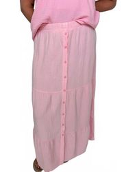 Bobi - Tiered Maxi Skirt - Lyst