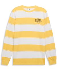 PUMA - Class Striped Crew - Lyst