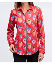 Foxcroft - Charlie Long Sleeve Shirt - Lyst