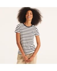 Nautica - Sustainably Crafted Striped Crewneck T-Shirt - Lyst