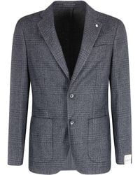 L.B.M. 1911 - Jack Dark Single-Breasted Wool-Blend Jacket - Lyst