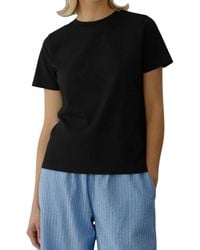 ALL ROW - Thick Basic Short Sleeve Tee - Lyst
