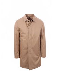 Herno - Single-Breasted Raincoat - Lyst