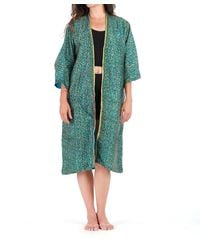 StandAwt - Freedom Reversible Saree Kimono - Lyst