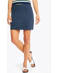 Nautica - Pull-On Denim Skort - Lyst