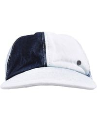 Maison Michel - Tiger Cotton Denim Baseball Cap - Lyst