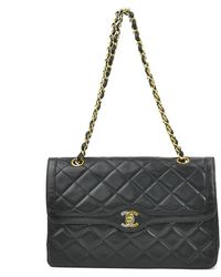 Chanel - Matelassé Leather Shopper Bag (pre-owned) - Lyst