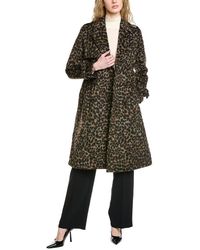 Tahari - Double-Breasted Wool-Blend Coat - Lyst