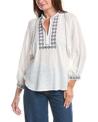 Max Studio - Side Tab Button Front Shirt - Lyst