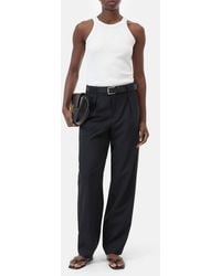 Closed - Mawson Wide Wool-Blend Pants - Lyst
