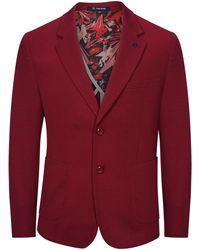 Tom Baine - Slim Fit Waffle Performance Stretch Solid Sport Coat - Lyst