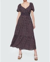 Dex - Smocked Waist Tiered Maxi Dress - Lyst