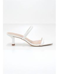 Coco Miami - Kitten Heel Slide Sandals - Lyst
