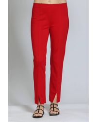 Apny - Pull-On Ponte Pant With Split Hem - Lyst