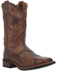 Laredo - Arlo Square Toe Western Cowboy Boot - Lyst