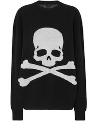 Philipp Plein - Round Neck Pullover Ls Skull & Bones - Lyst