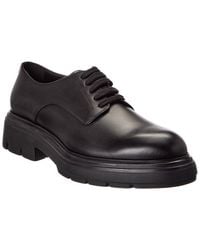 Ferragamo - Devis Leather Derby - Lyst