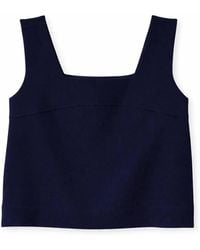 Cartolina Nantucket - James Square Neck Tank Top - Lyst