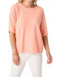 Coco + Carmen - Lightweight Heavenly-Luxe Short Sleeve Sweater - Lyst