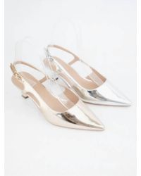 Ccocci - Bell Pointed Toe Kitten Heel Pumps - Lyst