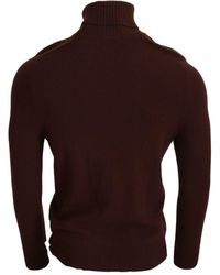 Paolo Pecora - Wool Turtleneck Pullover Sweater - Lyst