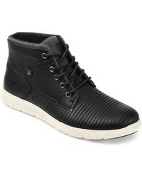 Territory - Magnus Casual Leather Sneaker Boot - Lyst