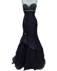 Precious Formals - Strapless Sweetheart Neck Beaded Gown - Lyst