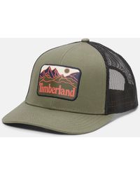 Timberland - Mountain Line Patch Trucker Hat - Lyst