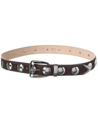 KHAITE - Benny Suede Belt - Lyst