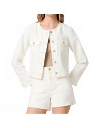 PAIGE - Dean Collarless Jacket - Lyst