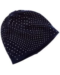 Sofiacashmere - Snake Heatset Cashmere Beanie - Lyst