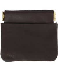CTM - Leather Push Mouth Coin Wallet With Card Slots - Lyst