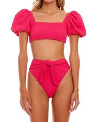 Agua Bendita - Solido Basico Isabella Bright Rose Bottom - Lyst