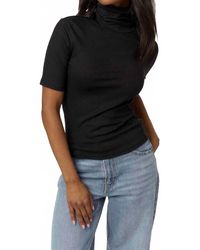 Project Social T - Jesllyn Turtleneck Rib Tee - Lyst