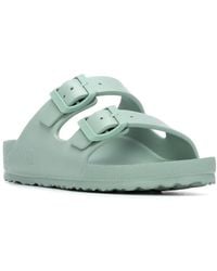 Xti - Footbed Rubber Double Strap Sandals - Lyst