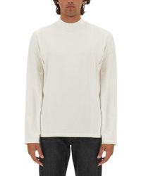 Courreges - T-Shirt With Subtle Logo Detail - Lyst