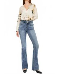 Kancan - Raven High Rise Skinny Bootcut Jeans - Lyst