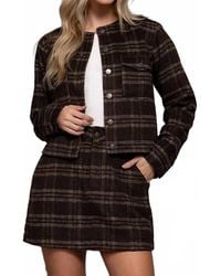 Active Basic - Long Sleeve Plaid Jacket - Lyst