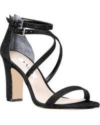 Nina - Shari Criss-Cross Block Heels - Lyst