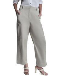 DKNY - Poplin Zip Cargo Pant - Lyst