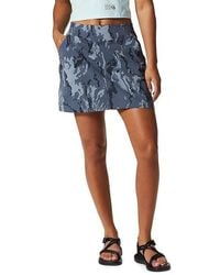 Mountain Hardwear - Dynama Slate Tie Dye Skirt Skort Erk1651 - Lyst