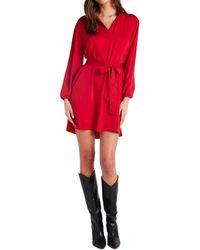 Bella Dahl - Belted Long Sleeve Shirt Dress - Lyst
