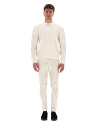 Herno - Lightweight Natural Sweater For - Lyst